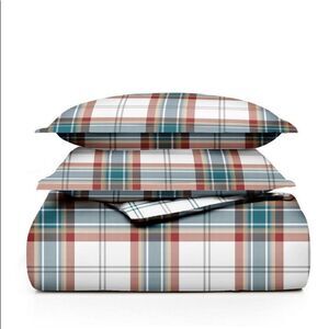 *Holiday Plaid Percale Comforter Set